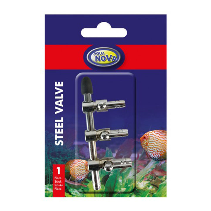 Aqua Nova Steel Valve 3 Output (3 Way )