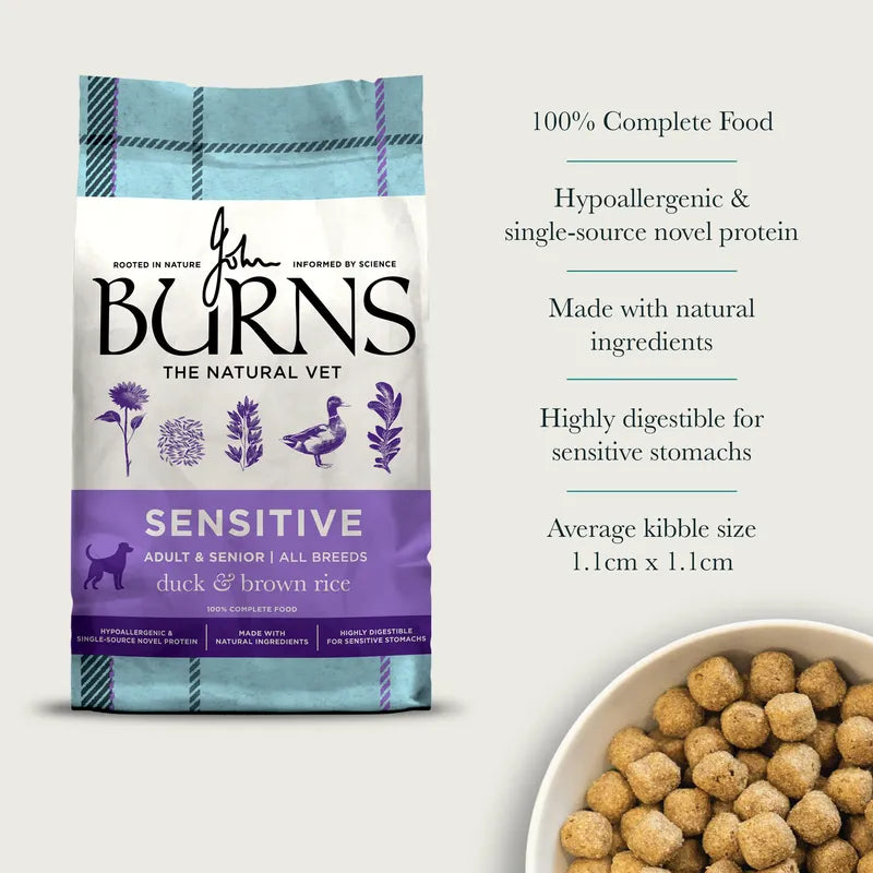 Burns Adult Sensitive Duck & Rice