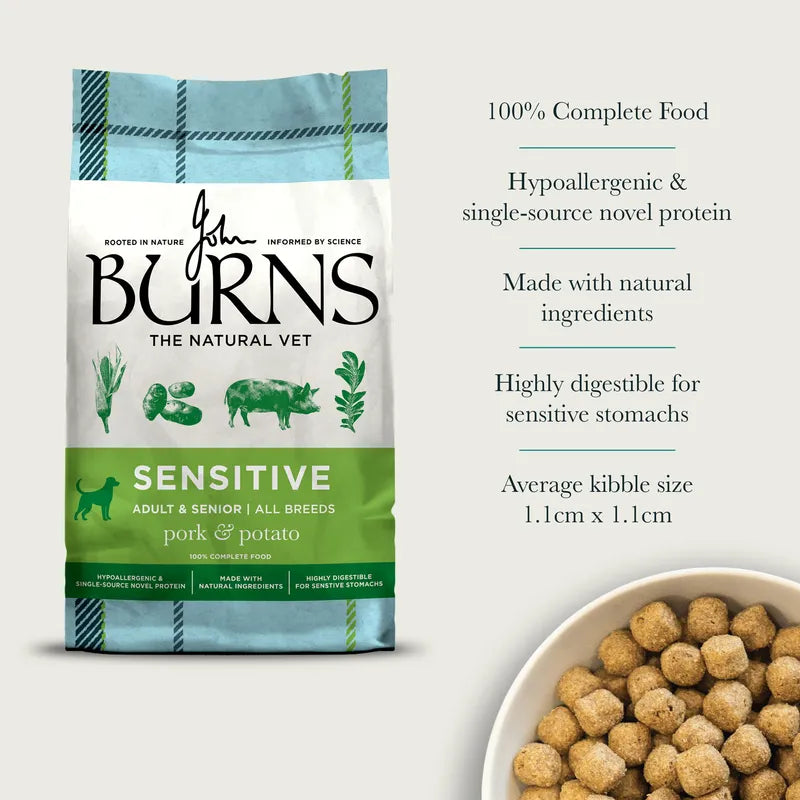 Burns Adult Sensitive Pork & Potato
