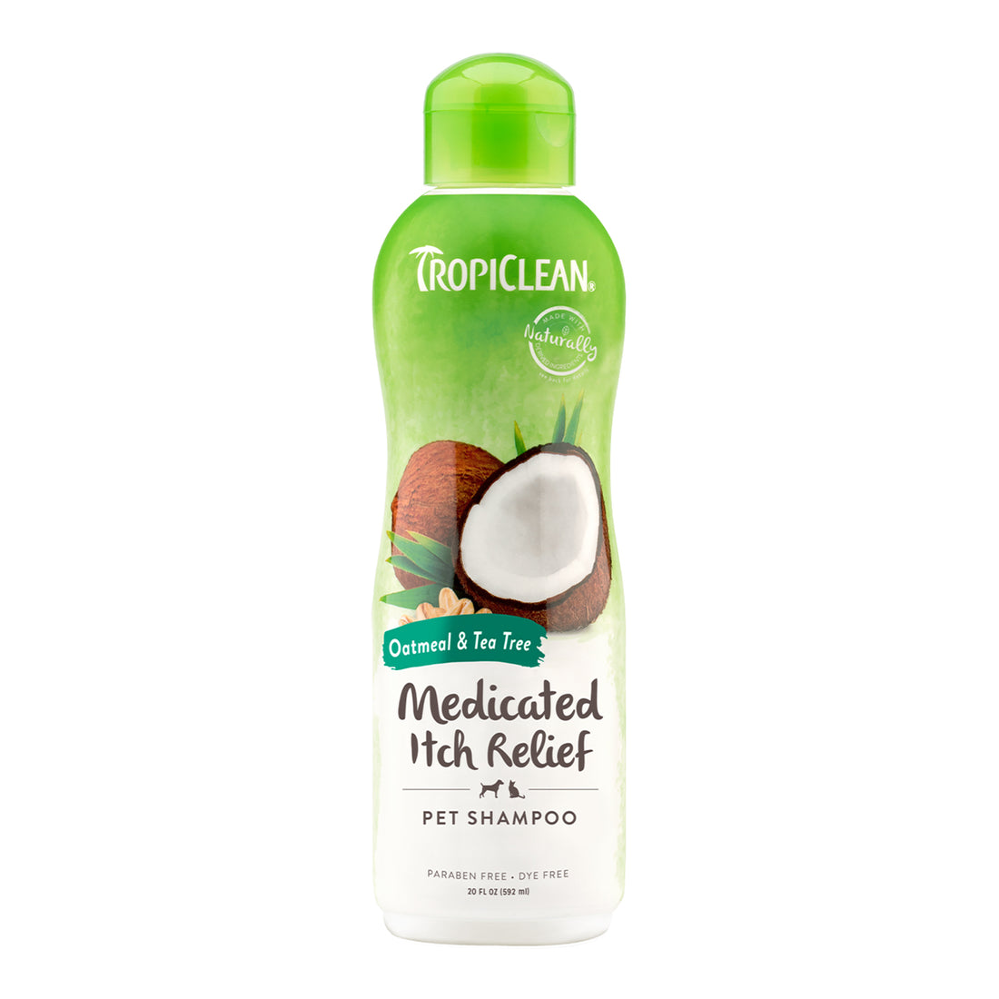 TropiClean Oatmeal & Tea Tree Medicated Shampoo 355ml