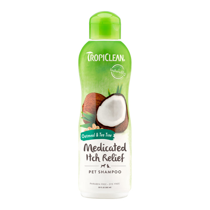 TropiClean Oatmeal & Tea Tree Medicated Shampoo 355ml