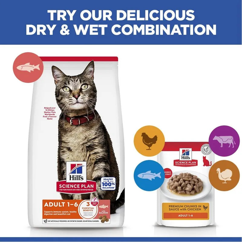 Hill's Science Plan Adult Cat Salmon 1.5kg