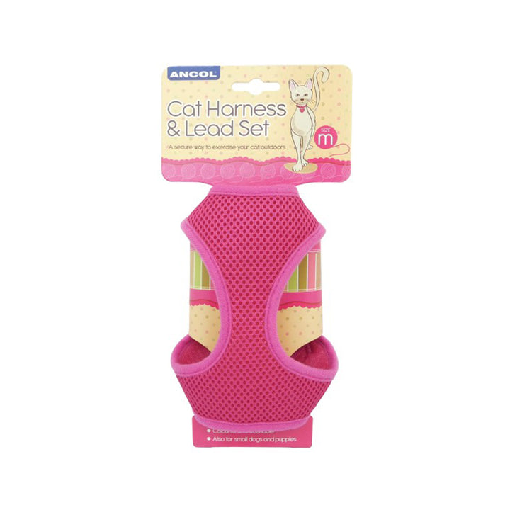 Ancol Soft Cat Harness And Lead Medium