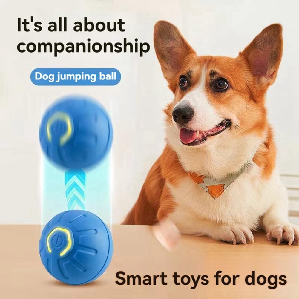 Dog & Cat Self-Rolling Dog Ball – Automatic Bouncing