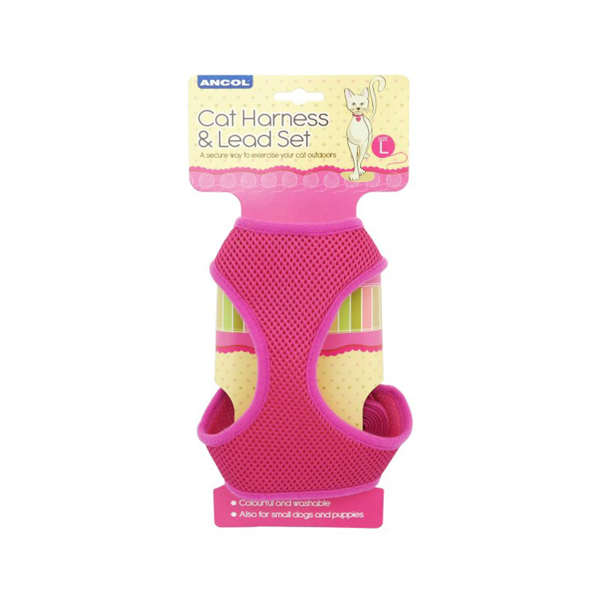 Ancol Soft Cat Harness And Lead Large