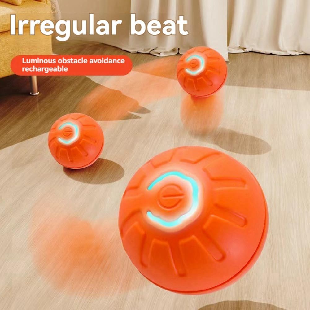 Dog & Cat Self-Rolling Dog Ball – Automatic Bouncing