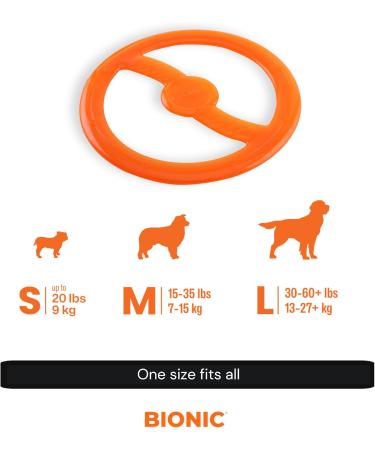 BIONIC Toss-n-Tug Ring Dog Toy
