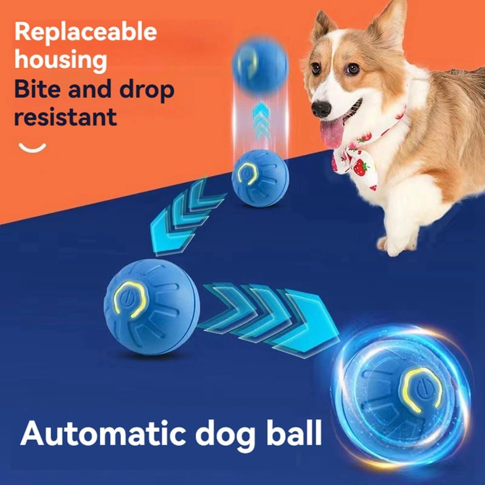 Dog & Cat Self-Rolling Dog Ball – Automatic Bouncing