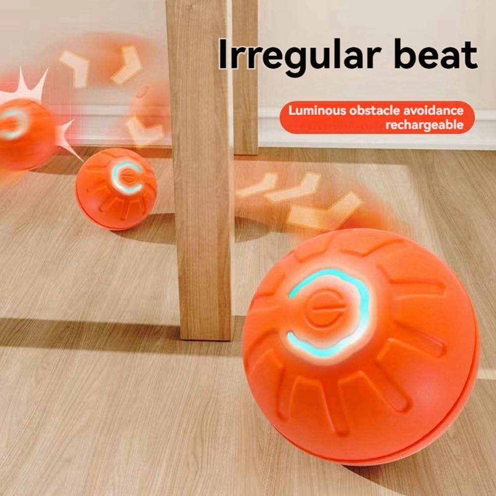 Dog & Cat Self-Rolling Dog Ball – Automatic Bouncing