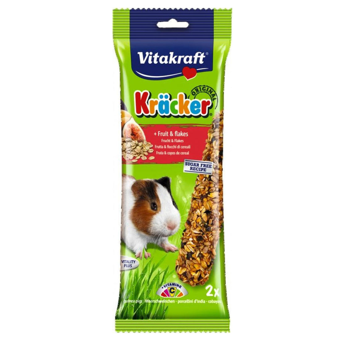 Vitakraft Guinea Pig Fruit-Flakes Sticks 2pcs