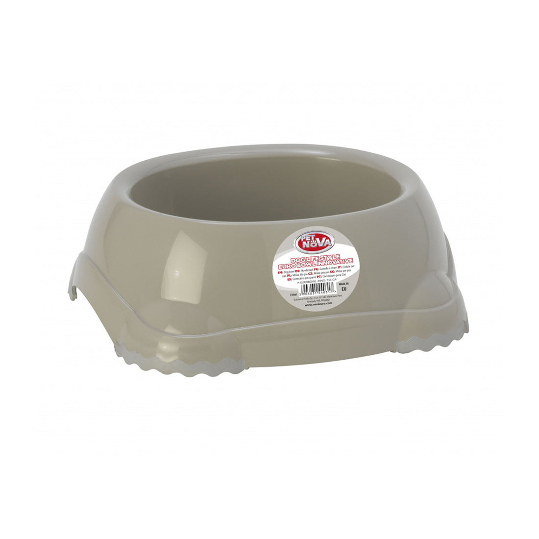 Pet Nova Plastic Dog Bowl 735ml