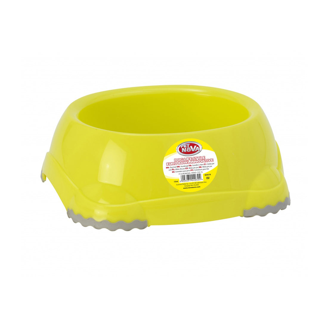 Pet Nova Plastic Dog Bowl 735ml