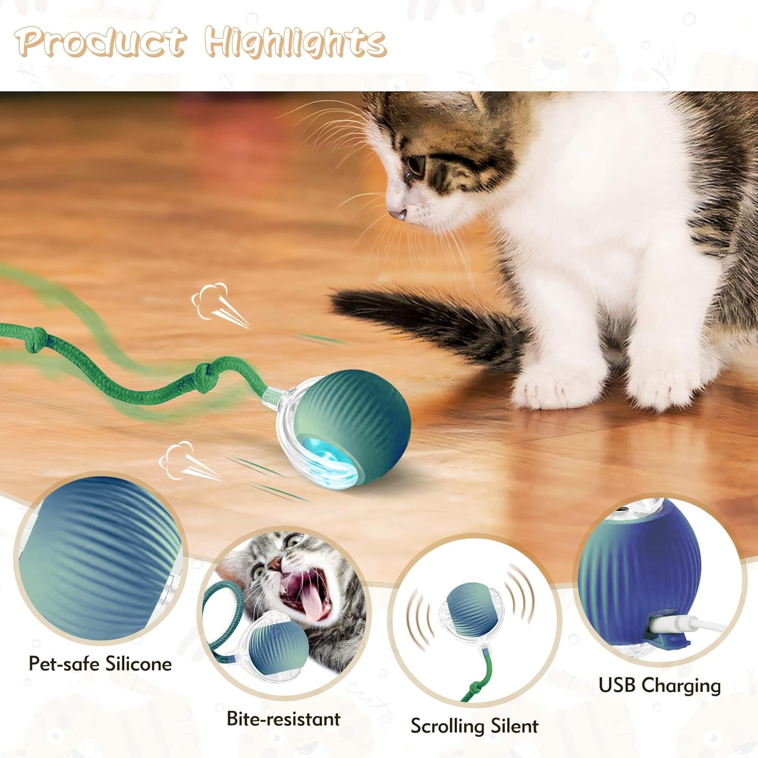 Cat Dancing Ball-Rolling Ball