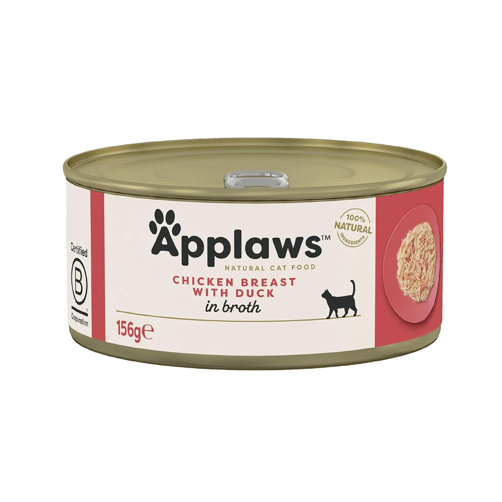 Applaws Tin Chicken Breast & Duck in Broth 156g