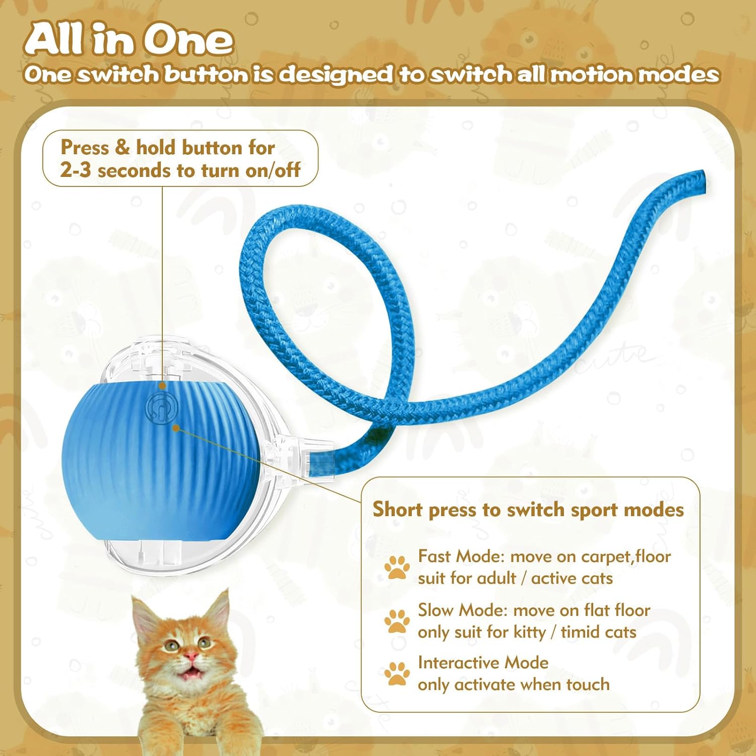 Cat Dancing Ball-Rolling Ball
