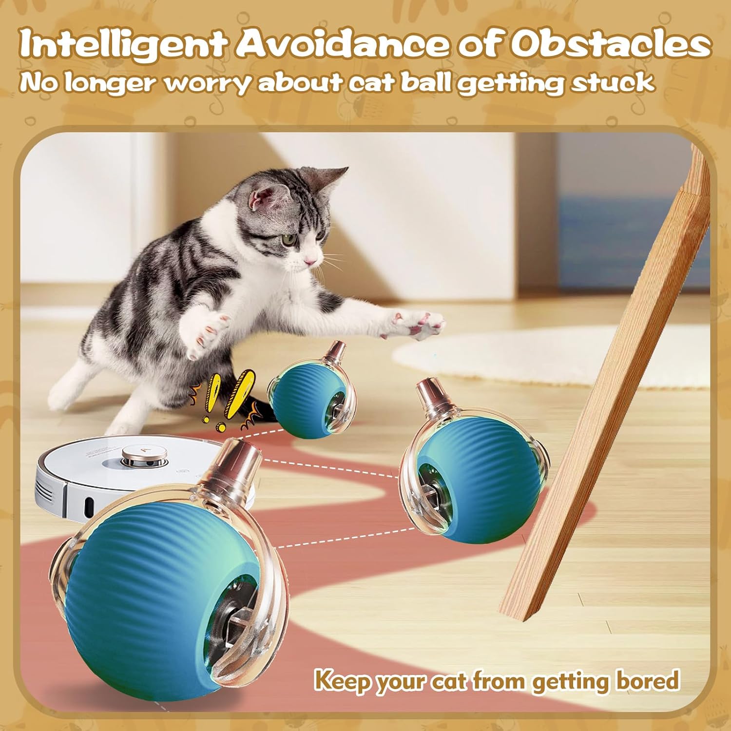 Cat Dancing Ball-Rolling Ball