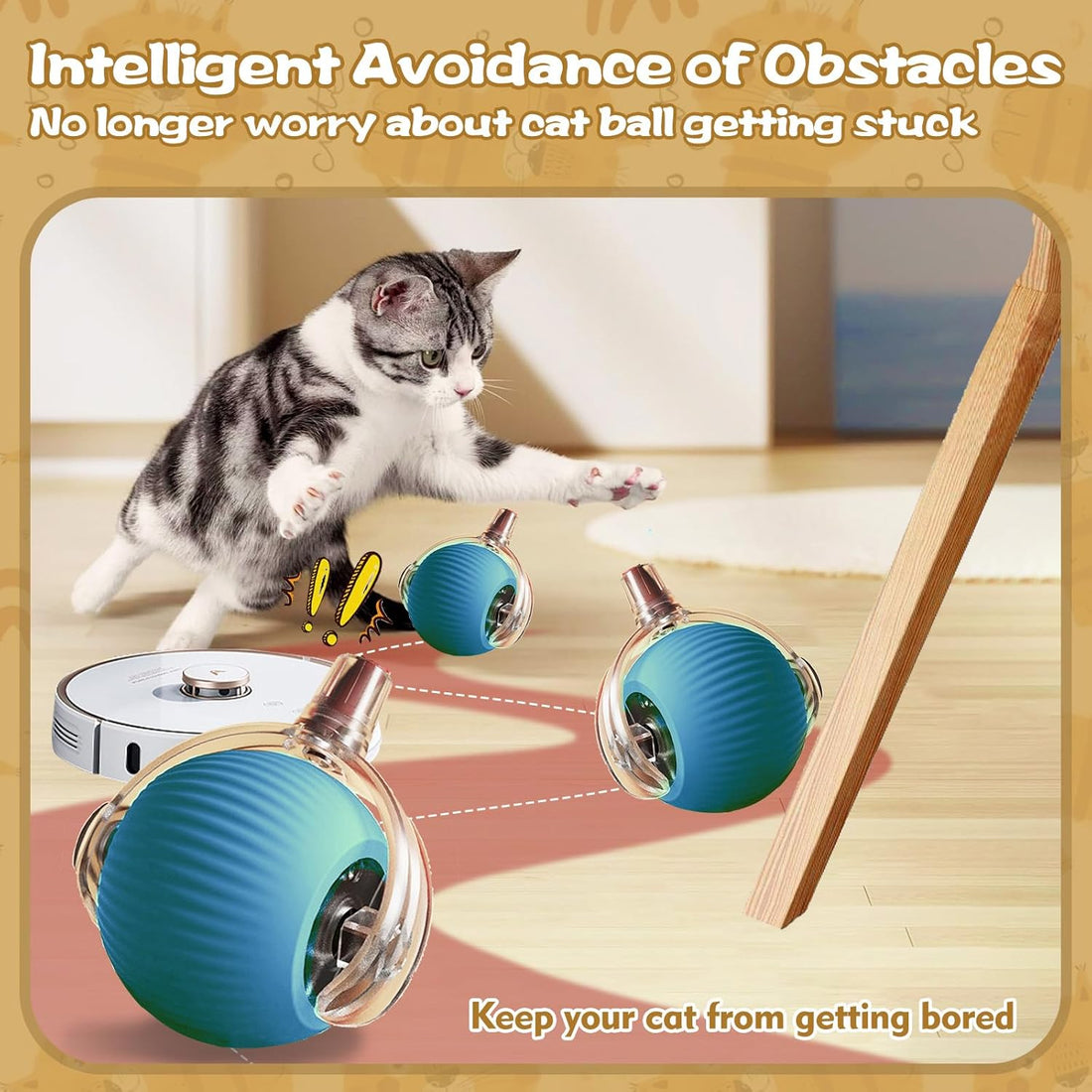 Cat Dancing Ball-Rolling Ball