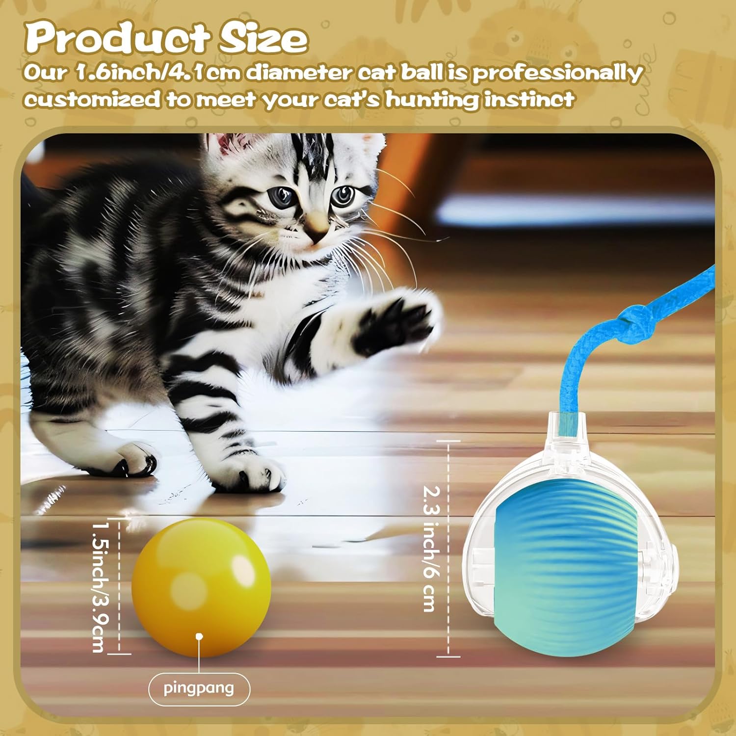 Cat Dancing Ball-Rolling Ball