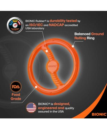 BIONIC Toss-n-Tug Ring Dog Toy