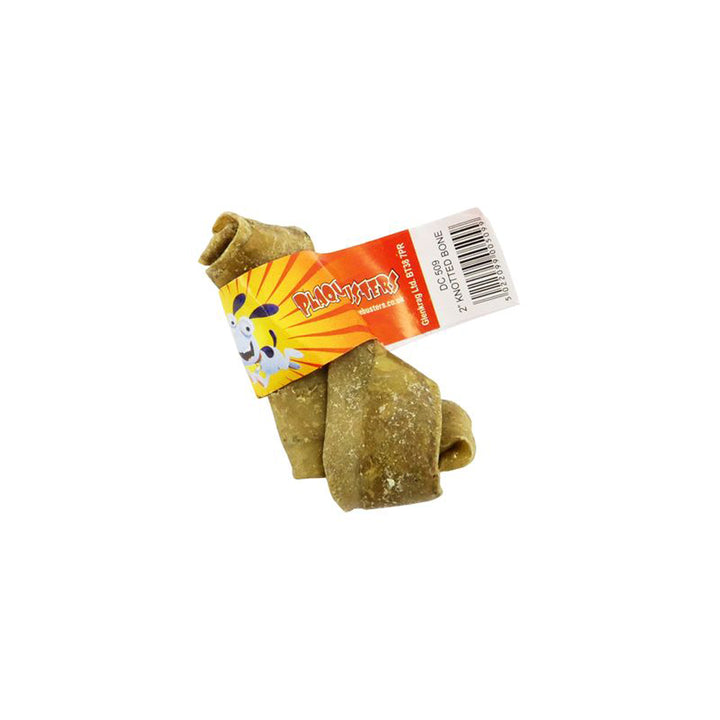 Plaque Busters Rawhide Knotted Bone