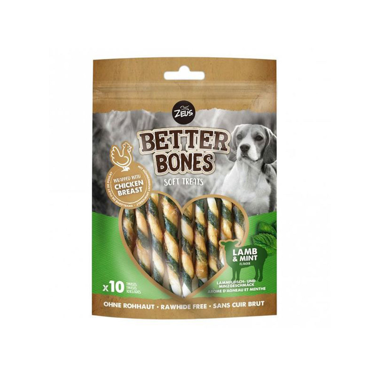 Zeus Better Bones Lamb & Mint Twists