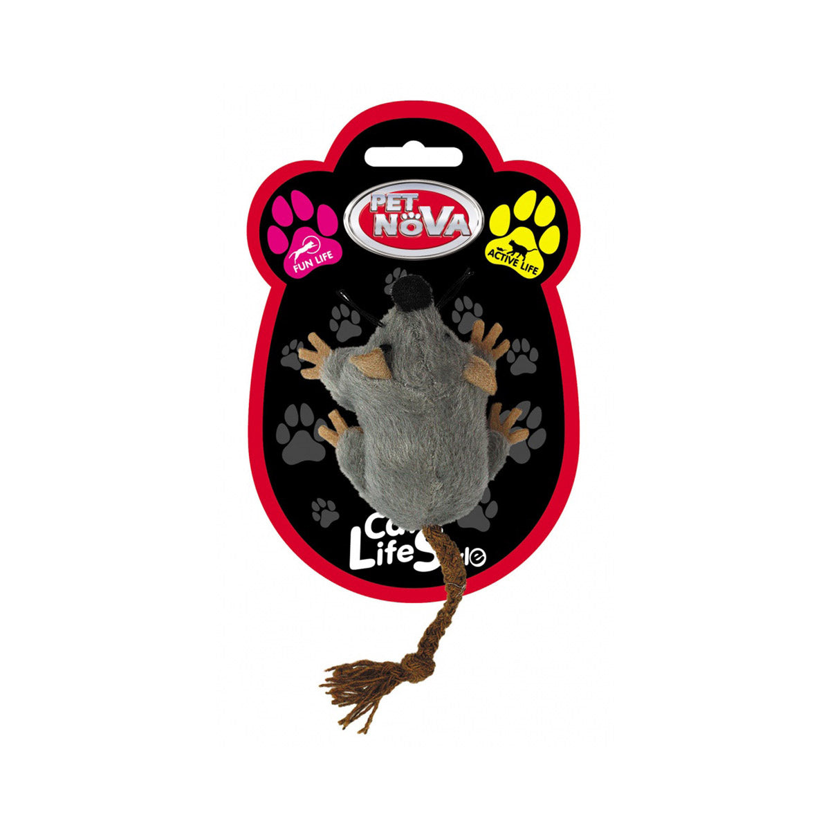 Pet Nova Plush Mouse 7x5cm
