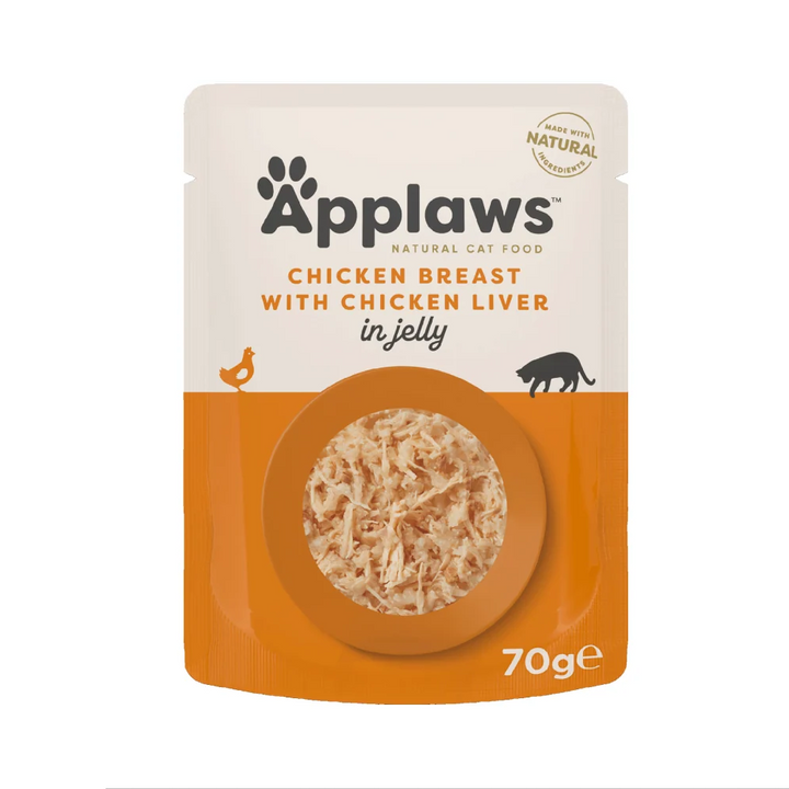 Applaws Pouches Chicken Breast with Chicken Liver in Jelly