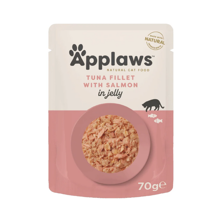Applaws Pouches Tuna Fillet with Salmon in Jelly