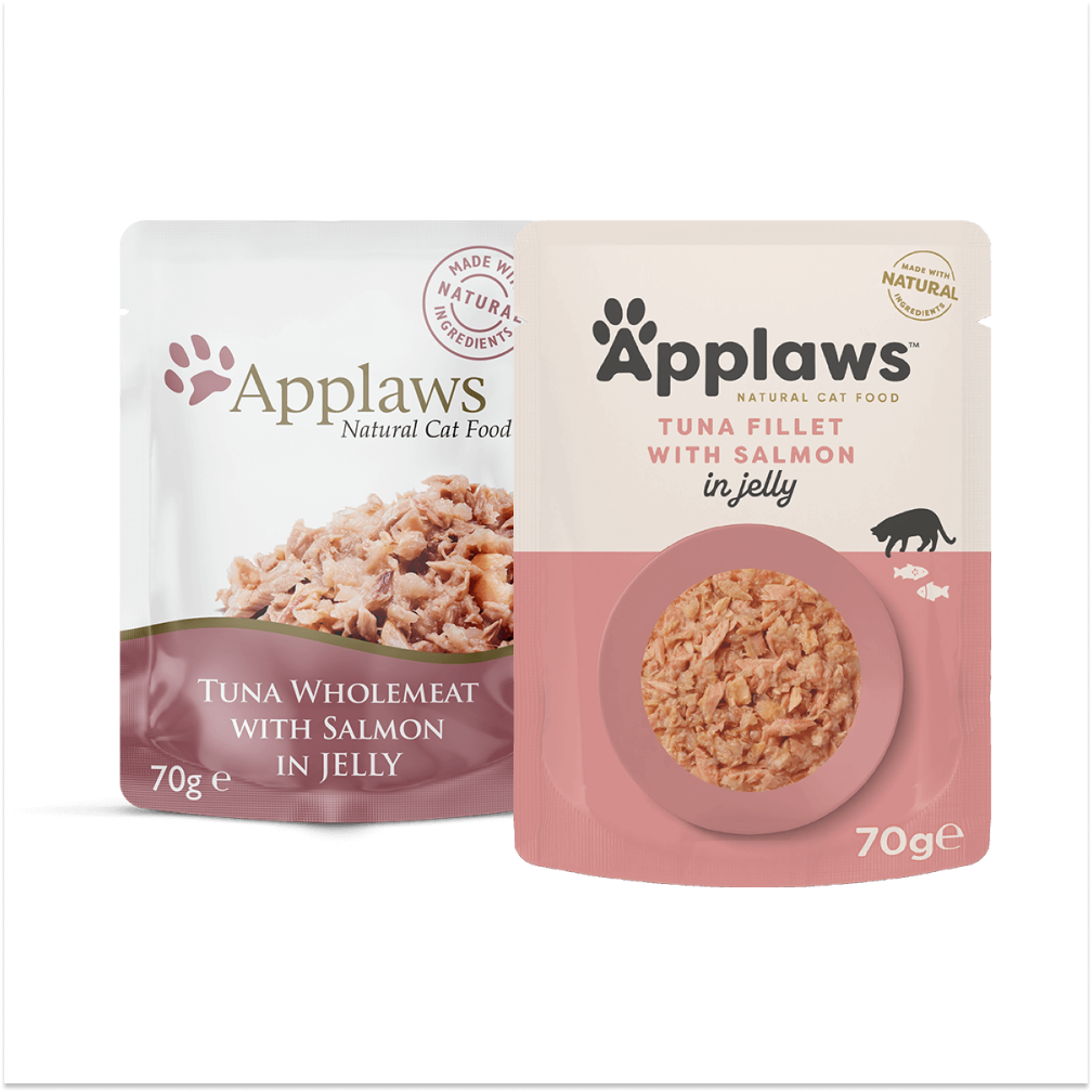 Applaws Pouches Tuna Fillet with Salmon in Jelly