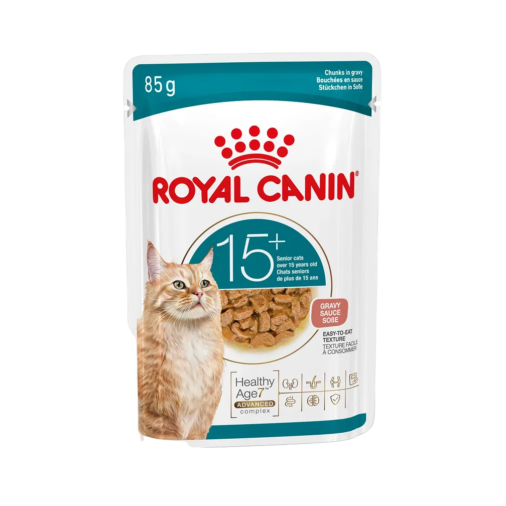 Royal Canin Ageing 15+ Pouch in Gravy