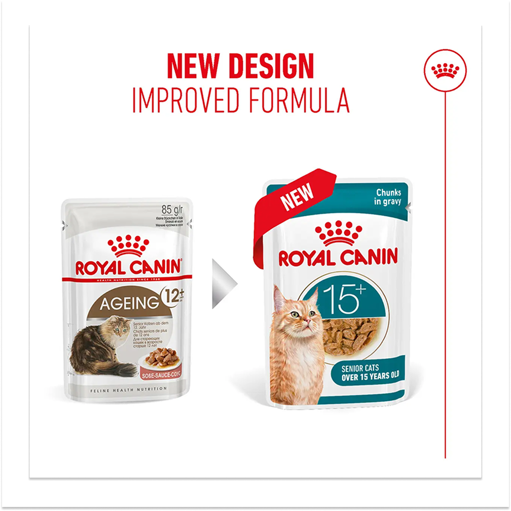 Royal Canin Ageing 15+ Pouch in Gravy
