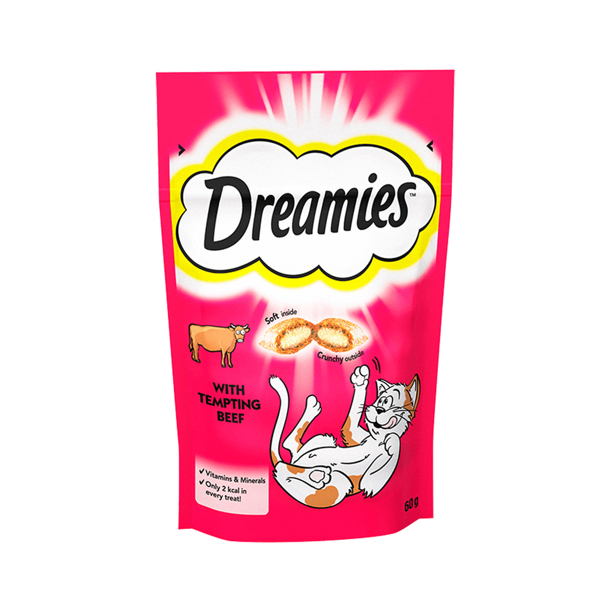 Dreamies™ Cat Treats Beef 60g
