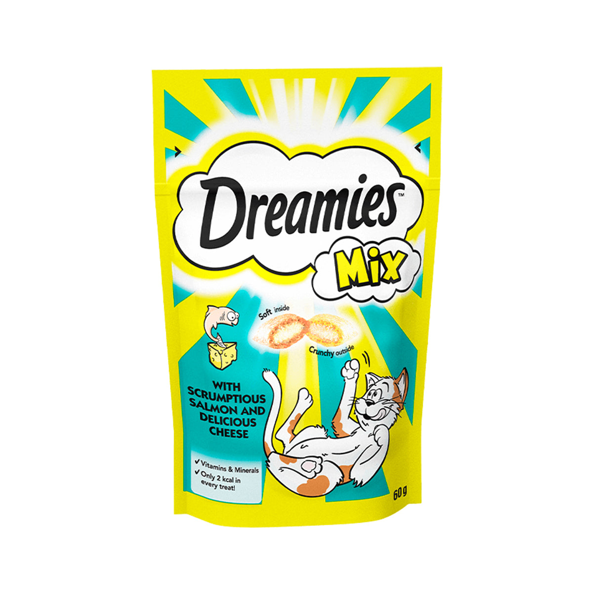Dreamies™ Cat Treats Salmon & Cheese 60g