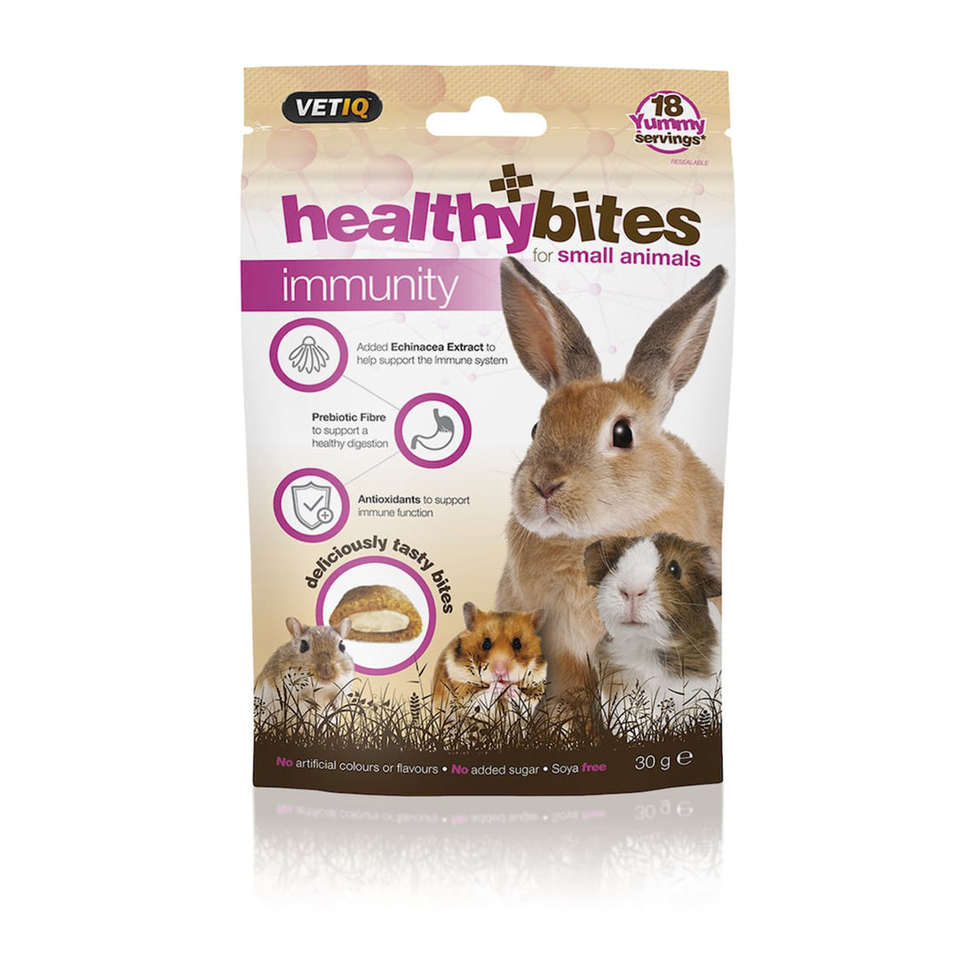 VetIQ Healthy Bites Immunity Care For Small Animals 30g