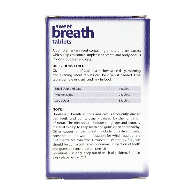 Johnson's Sweet Breath Tablets 30 Tabs