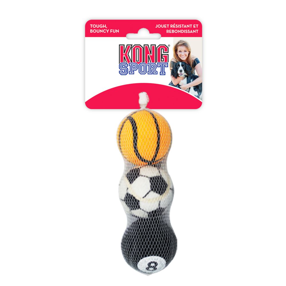 Kong Sport Ball Medium 3Pack