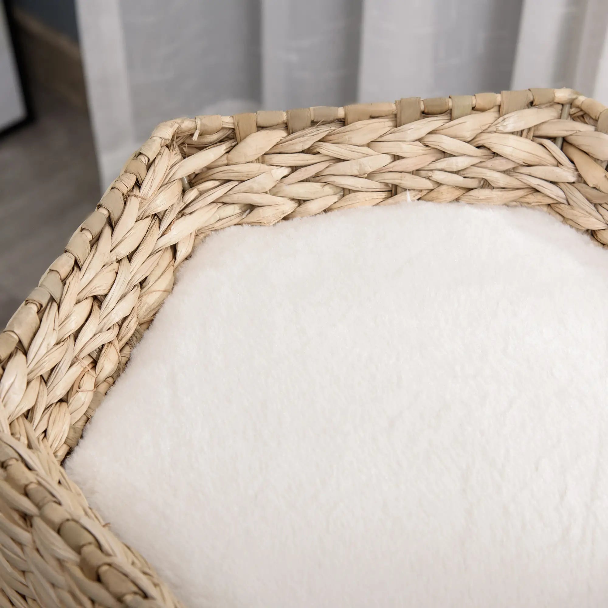PawHut Cat Tree Tower with Scratching Post for Indoor Cats Climbing Activity Center Kitten Furniture Condo Sisal Natural
