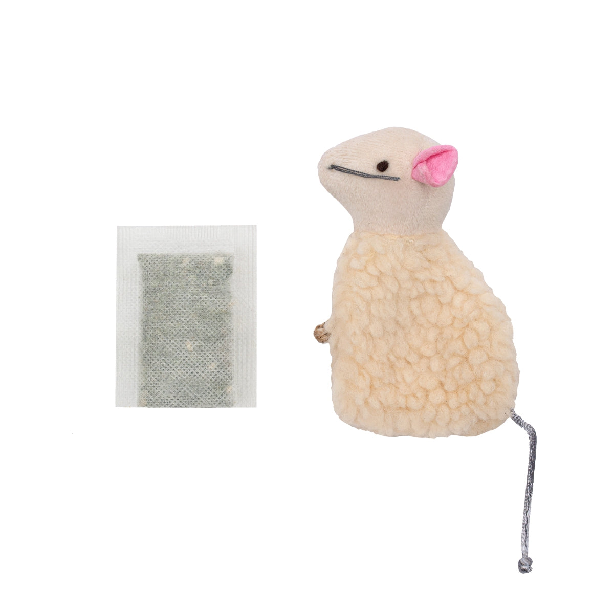 Catnip Pink Ear Mouse