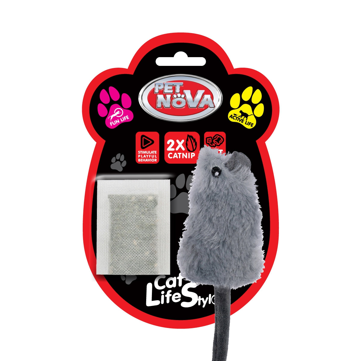 Catnip Gray Mouse