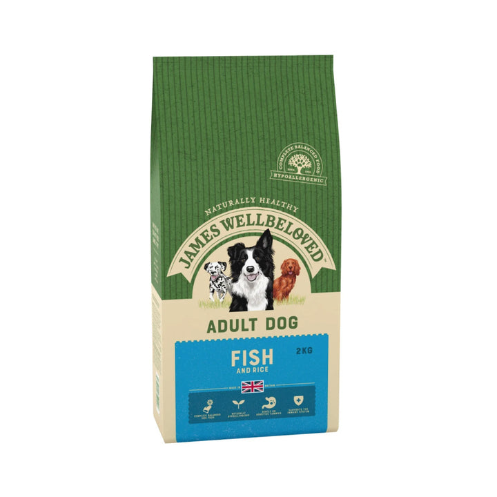 James Wellbeloved Adult Dog Fish & Rice 2kg