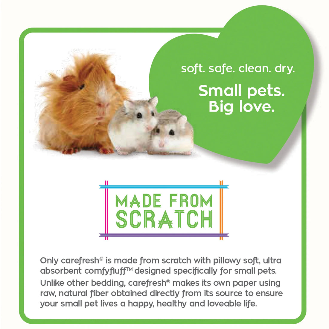 Carefresh® Small Pet Paper Bedding White 10L