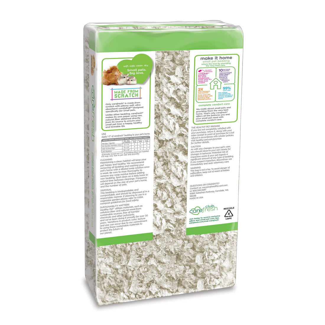 Carefresh® Small Pet Paper Bedding White 10L