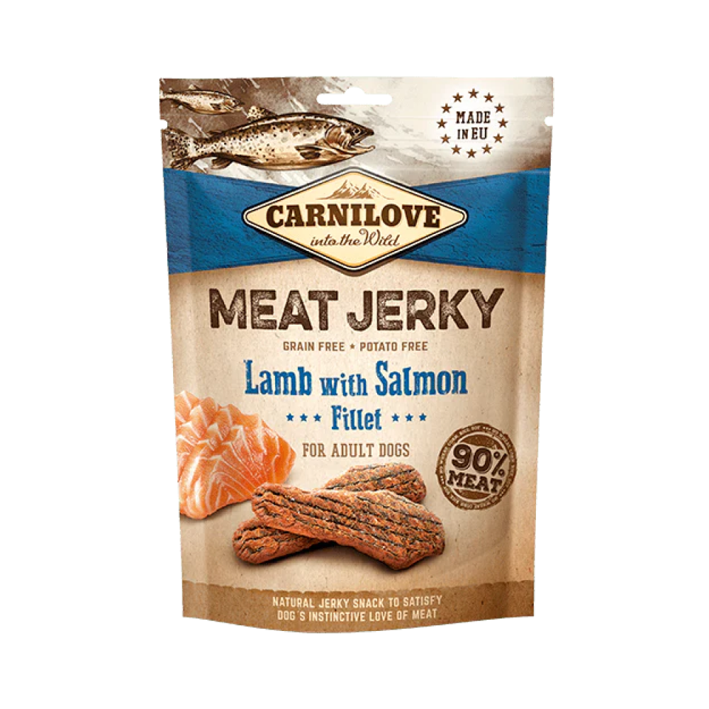 Carnilove Jerky Lamb With Salmon Fillet 100g