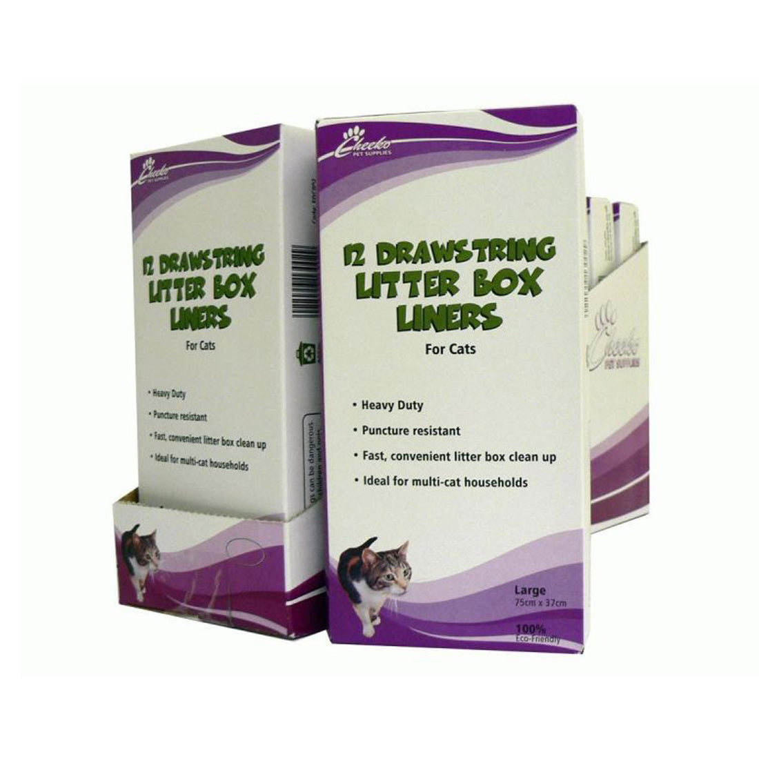 Cheeko Litter Box Liner Large (1 Pack Of 12)