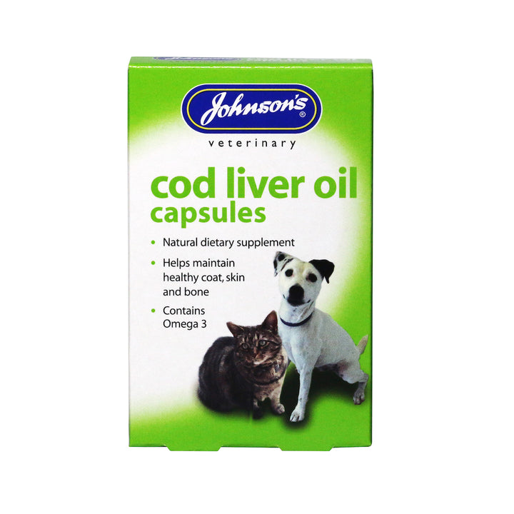 Johnson's Cod Liver Oil Capsules 40 Tabs