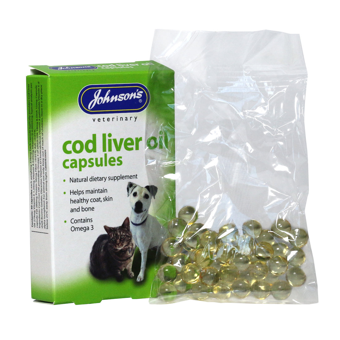 Johnson's Cod Liver Oil Capsules 40 Tabs