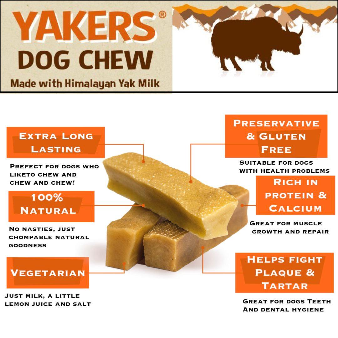Himalayan Yak Milk Natural Dog Chew – Extra Large