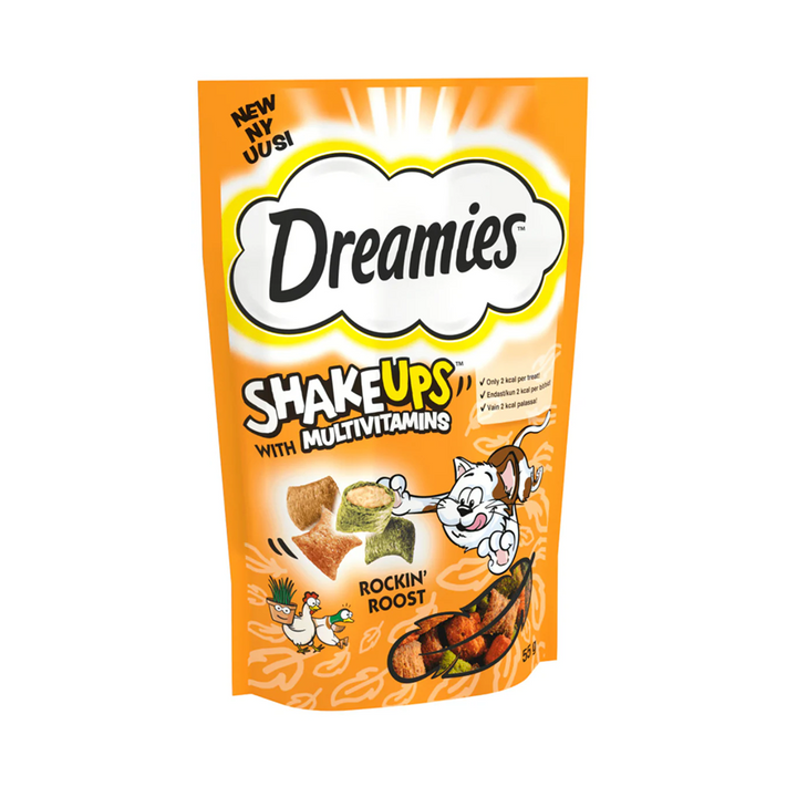 Dreamies™ Cat Treats SHAKE UPS Multivitamins Poultry 60g