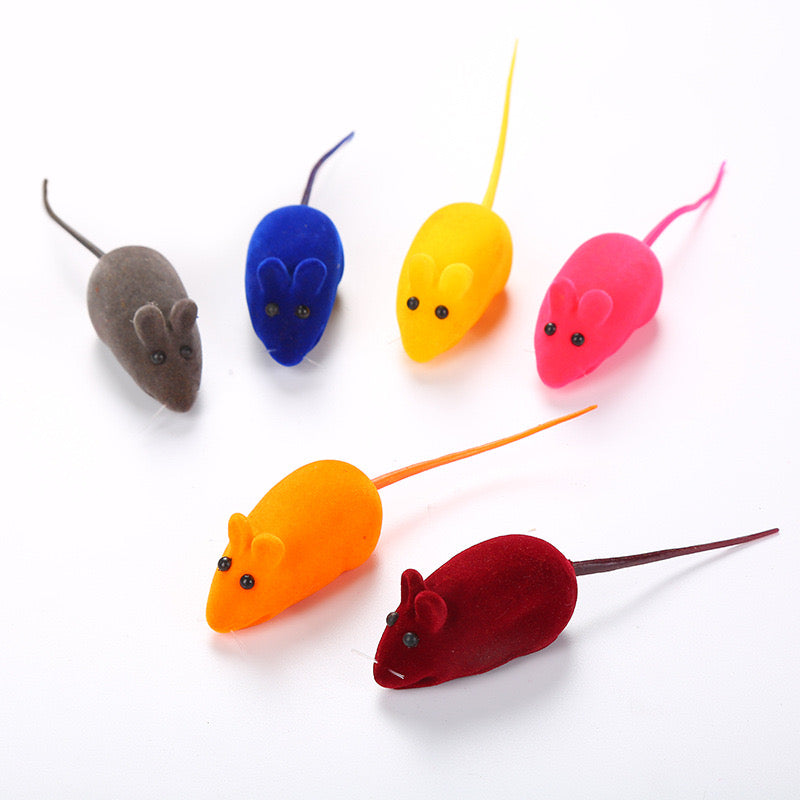 Cat Squeaky Mouse Yellow