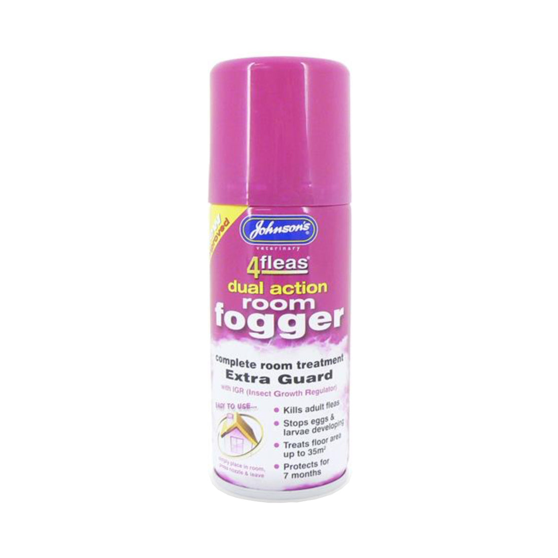 Johnson's 4Fleas Room Fogger Extra Guard With IGR